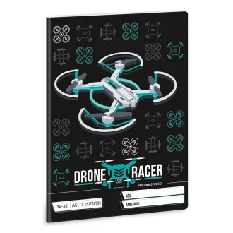 Füzet iskolai A5, 32lap, vonalas 14-32 1.osztályos Ars Una DRONE RACER (5131) 22 10db/csomag – Tonerklinika Debrecen