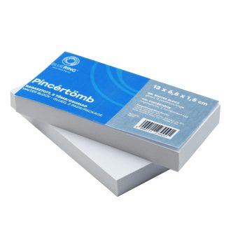 Pincértömb sima 13x6,5x1,5cm, ragasztott 2 tömb/csomag Bluering® – Tonerklinika Debrecen
