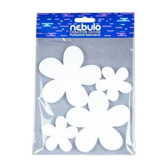 Hungarocell dekoráció, virágok, 4 db/csomag, 15x25 cm, Nebulo – Tonerklinika Debrecen