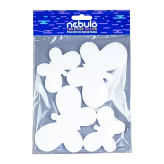 Hungarocell dekoráció, pillangók, 4 db/csomag, 15x25 cm, Nebulo – Tonerklinika Debrecen