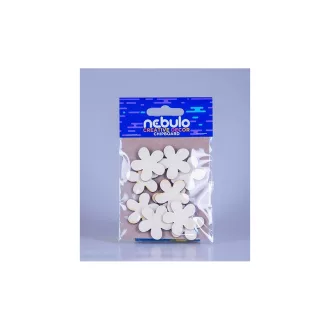 Dekor karton, mini virágok, 10 db/csomag, 8x12 cm, Nebulo – Tonerklinika Debrecen