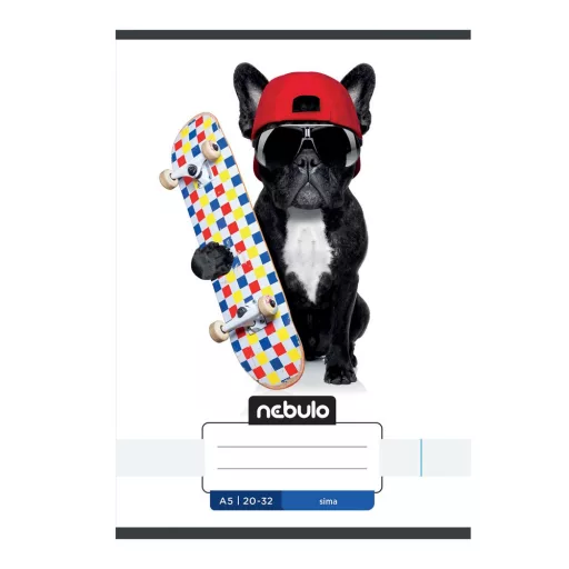 Füzet, A5, sima, 20-32, Vagány minták, 16 db/csomag Nebulo – Tonerklinika Debrecen