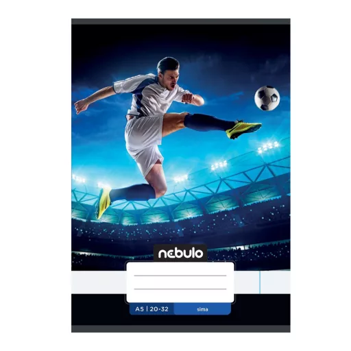 Füzet, A5, sima, 20-32, Vagány minták, 16 db/csomag Nebulo – Tonerklinika Debrecen