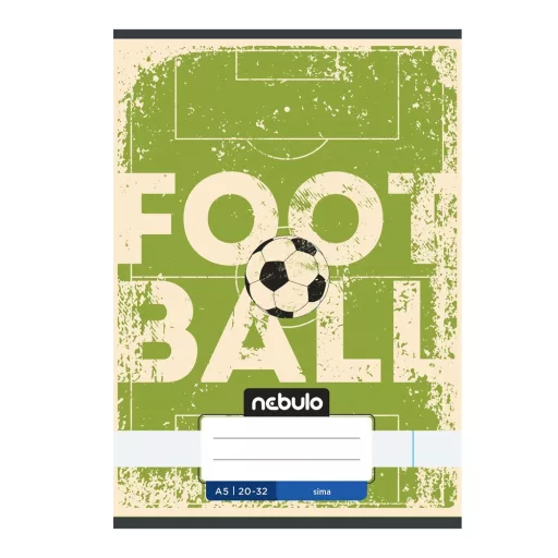 Füzet, A5, sima, 20-32, Vagány minták, 16 db/csomag Nebulo – Tonerklinika Debrecen