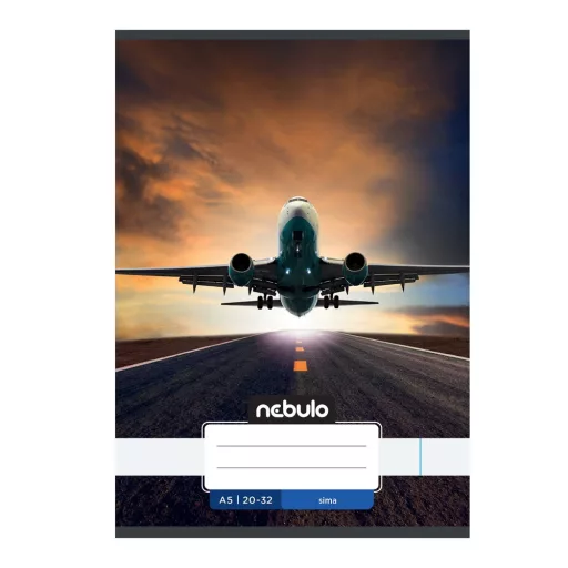 Füzet, A5, sima, 20-32, Vagány minták, 16 db/csomag Nebulo – Tonerklinika Debrecen