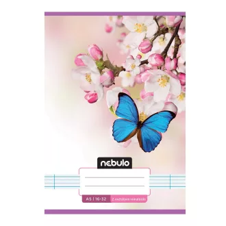 Füzet, A5, 2. osztályos vonalas, 16-32, Cuki minták, 16 db/csomag Nebulo – Tonerklinika Debrecen