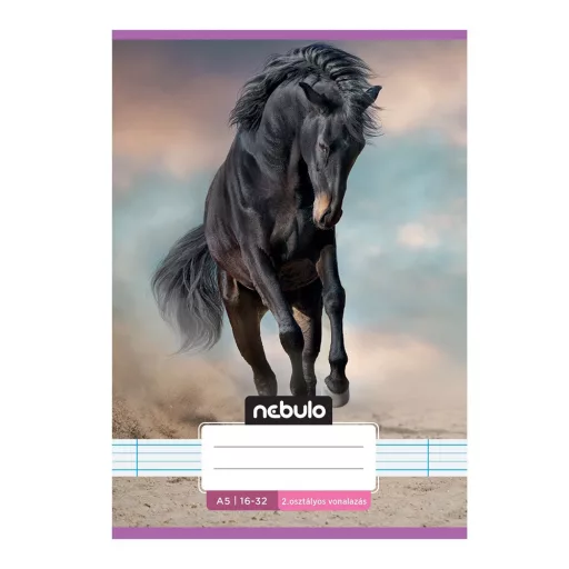 Füzet, A5, 2. osztályos vonalas, 16-32, Cuki minták, 16 db/csomag Nebulo – Tonerklinika Debrecen