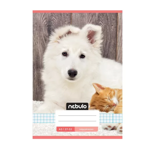 Füzet, A5, kockás, 27-32, Cuki minták, 16 db/csomag Nebulo – Tonerklinika Debrecen