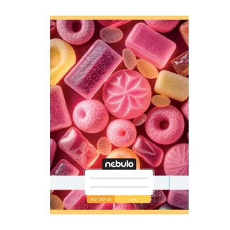 Füzet, A5, sima, 20-32, Cuki minták, 16 db/csomag Nebulo – Tonerklinika Debrecen