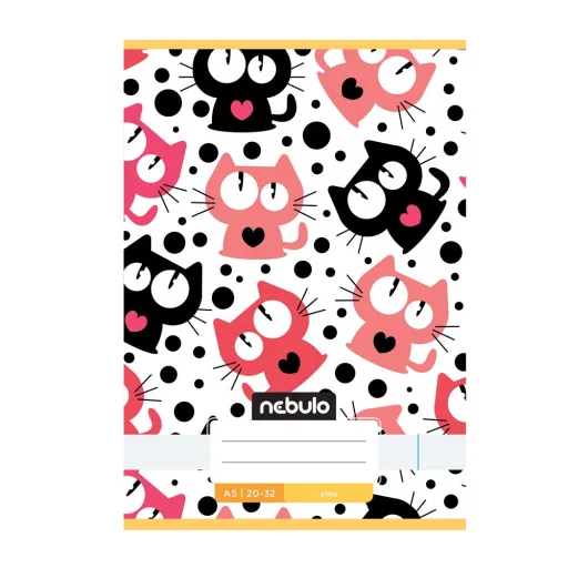 Füzet, A5, sima, 20-32, Cuki minták, 16 db/csomag Nebulo – Tonerklinika Debrecen