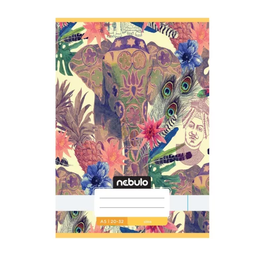 Füzet, A5, sima, 20-32, Cuki minták, 16 db/csomag Nebulo – Tonerklinika Debrecen