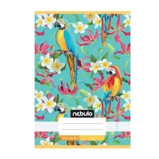 Füzet, A5, sima, 20-32, Cuki minták, 16 db/csomag Nebulo – Tonerklinika Debrecen