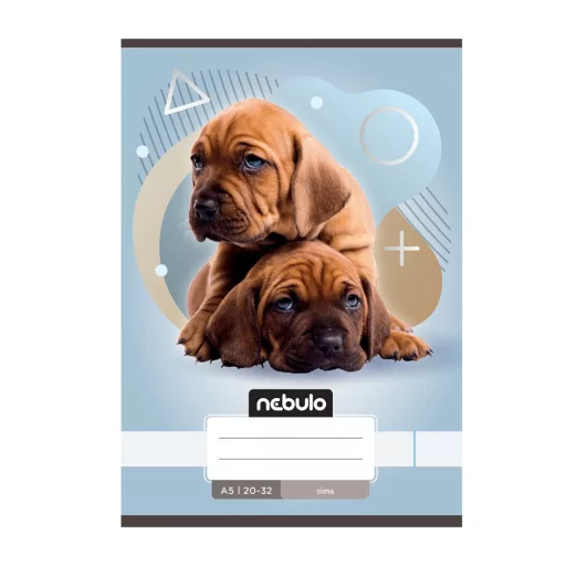 Füzet, A5, sima, 20-32, Állatos minták, 16 db/csomag Nebulo – Tonerklinika Debrecen