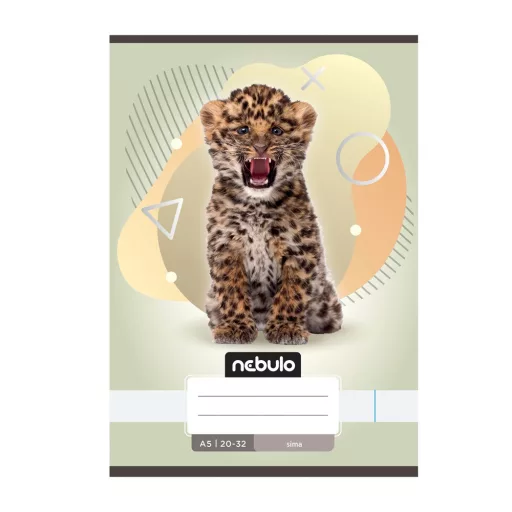 Füzet, A5, sima, 20-32, Állatos minták, 16 db/csomag Nebulo – Tonerklinika Debrecen