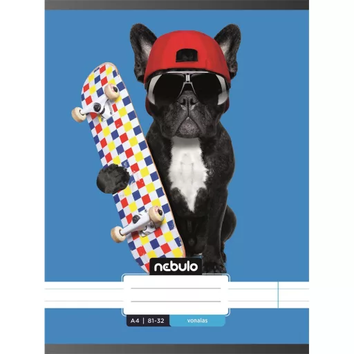 Füzet, A4, vonalas, 81-32, Xtreme minták, 12 db/csomag Nebulo – Tonerklinika Debrecen