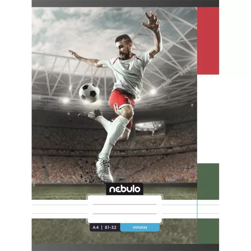 Füzet, A4, vonalas, 81-32, Xtreme minták, 12 db/csomag Nebulo – Tonerklinika Debrecen