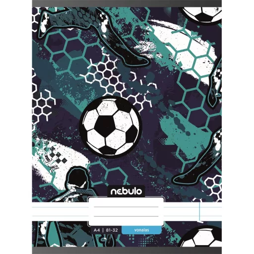 Füzet, A4, vonalas, 81-32, Xtreme minták, 12 db/csomag Nebulo – Tonerklinika Debrecen