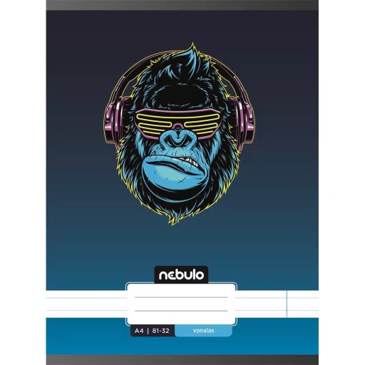 Füzet, A4, vonalas, 81-32, Xtreme minták, 12 db/csomag Nebulo – Tonerklinika Debrecen