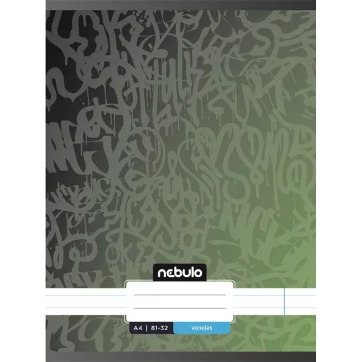 Füzet, A4, vonalas, 81-32, Xtreme minták, 12 db/csomag Nebulo – Tonerklinika Debrecen