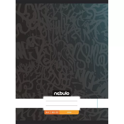 Füzet, A4, sima, 80-32, Xtreme minták, 12 db/csomag Nebulo – Tonerklinika Debrecen