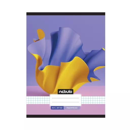 Füzet, A4, kockás, 87-32, L-Design minták, 12 db/csomag Nebulo – Tonerklinika Debrecen