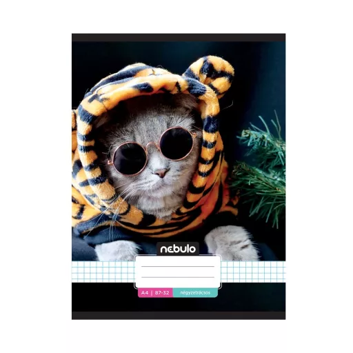 Füzet, A4, kockás, 87-32, L-Design minták, 12 db/csomag Nebulo – Tonerklinika Debrecen