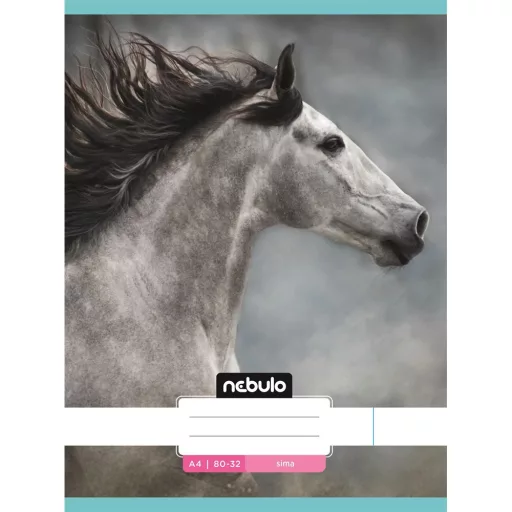 Füzet, A4, sima, 80-32, L-Design minták, 12 db/csomag Nebulo – Tonerklinika Debrecen