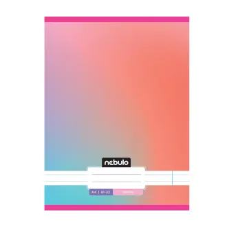 Füzet, A4, vonalas, 81-32, Monochrome és Gradient minták I., 12 db/csomag Nebulo – Tonerklinika Debrecen