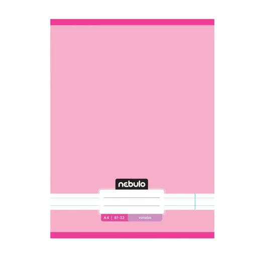 Füzet, A4, vonalas, 81-32, Monochrome és Gradient minták I., 12 db/csomag Nebulo – Tonerklinika Debrecen