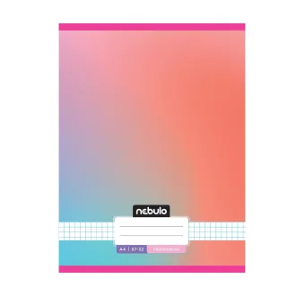 Füzet, A4, kockás, 87-32, Monochrome és Gradient minták I., 12 db/csomag Nebulo – Tonerklinika Debrecen
