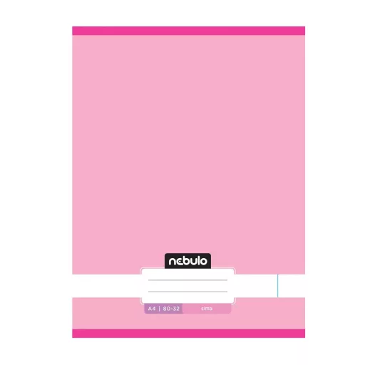Füzet, A4, sima, 80-32, Monochrome és Gradient minták I., 12 db/csomag Nebulo – Tonerklinika Debrecen
