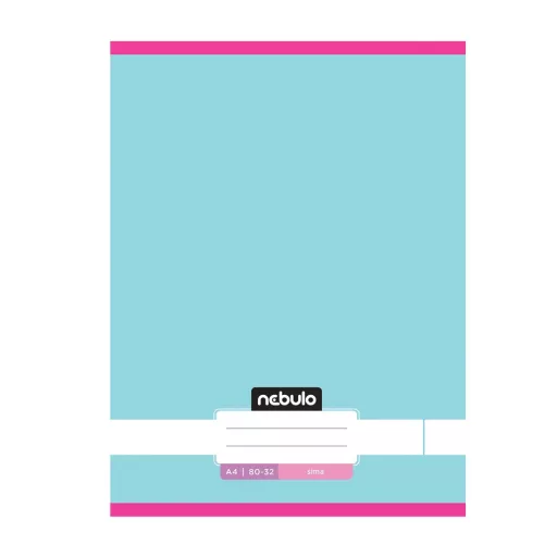 Füzet, A4, sima, 80-32, Monochrome és Gradient minták I., 12 db/csomag Nebulo – Tonerklinika Debrecen