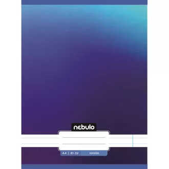 Füzet, A4, vonalas, 81-32, Monochrome és Gradient minták II., 12 db/csomag Nebulo – Tonerklinika Debrecen