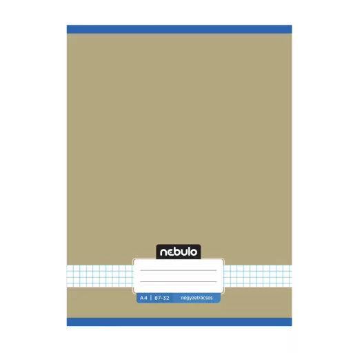 Füzet, A4, kockás, 87-32, Monochrome és Gradient minták II., 12 db/csomag Nebulo – Tonerklinika Debrecen