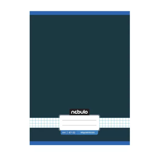 Füzet, A4, kockás, 87-32, Monochrome és Gradient minták II., 12 db/csomag Nebulo – Tonerklinika Debrecen