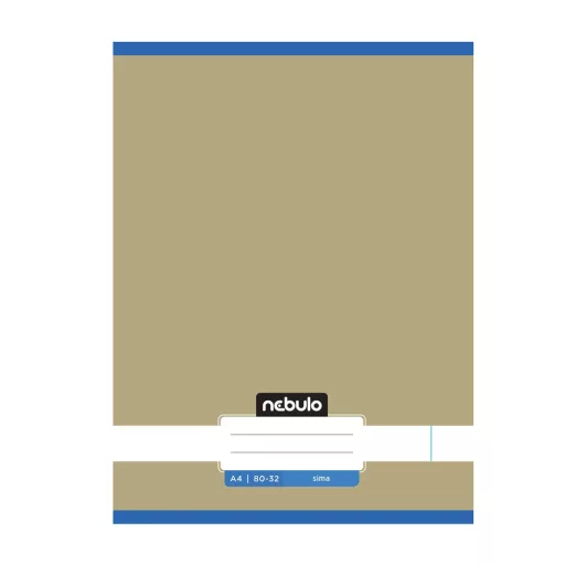 Füzet, A4, sima, 80-32, Monochrome és Gradient minták II., 12 db/csomag Nebulo – Tonerklinika Debrecen