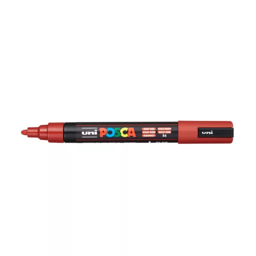 Dekormarker 1,8-2,5mm, Uni Posca PC-5M rubint piros – Tonerklinika Debrecen