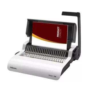 Spirálozógép, műanyag spirálkötéshez, manuális, 300lap, Fellowes® Pulsar+ – Tonerklinika Debrecen