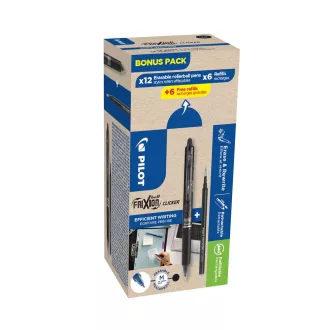 Rollertoll 0,5mm, törölhető Pilot Frixion Clicker GreenPack, 12 toll + 12betét, írásszín fekete – Tonerklinika Debrecen