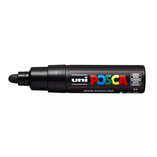 Dekormarker 4,5-5,5mm, Uni Posca PC-7M fekete – Tonerklinika Debrecen
