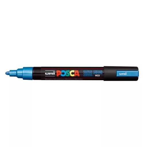Dekormarker 1,8-2,5mm, Uni Posca PC-5M metál kék – Tonerklinika Debrecen