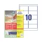 Etikett címke, 96x50,8 mm, univerzális, 65 lap, 10 címke/lap Avery, fehér – Tonerklinika Debrecen