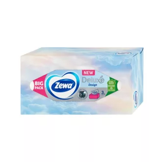 Papírzsebkendő 3 rétegű 150 db/doboz Zewa Deluxe