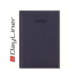   Határidőnapló Sherwood B5 heti, krémszínű lapokkal kék Dayliner 2026.