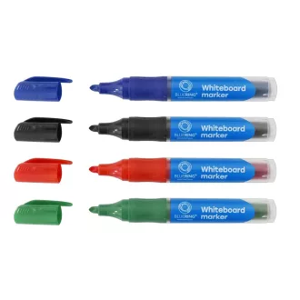 Táblamarker 3mm, kerek, cserélhető betétes, Bluering®, 4 klf. szín – Tonerklinika Debrecen