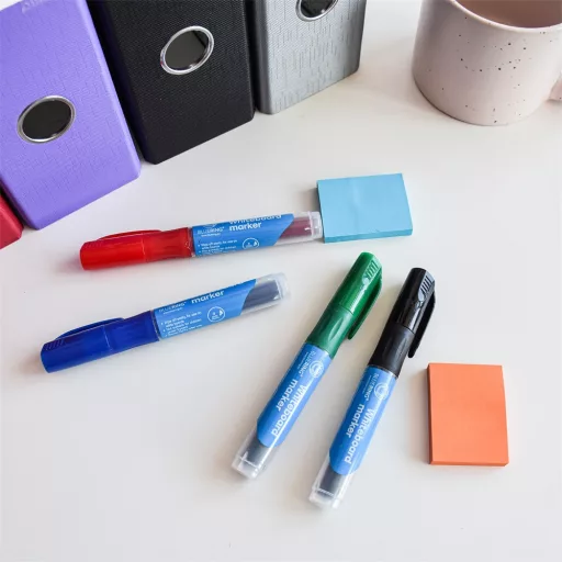 Táblamarker 3mm, kerek, cserélhető betétes, Bluering®, 4 klf. szín – Tonerklinika Debrecen