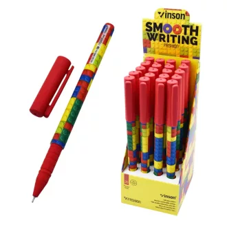 Golyóstoll kupakos, 0,7mm Vinson A16 vegyes test displ 20 db/display – Tonerklinika Debrecen