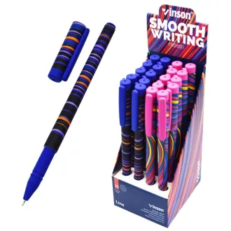 Golyóstoll kupakos, 0,7mm Vinson Line A22 vegyes test displ 20 db/display – Tonerklinika Debrecen