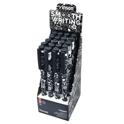 Golyóstoll kupakos, 0,7mm Vinson Hannah A71 vegyes test displ 20 db/display – Tonerklinika Debrecen