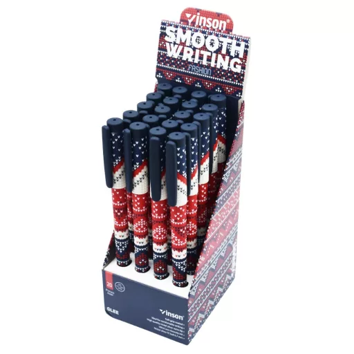 Golyóstoll kupakos, 0,7mm Vinson Glee A12 vegyes test displ 20 db/display – Tonerklinika Debrecen